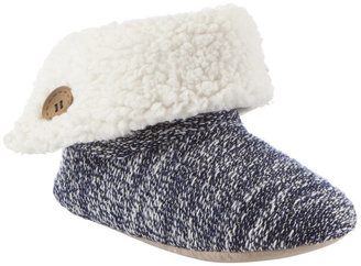 F&F Button Bootie Slippers