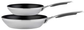 Meyer Select Stainless steel twin pack of frying pans