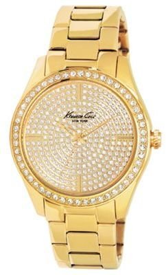 Kenneth Cole Ladies gold set dial gold bracelet