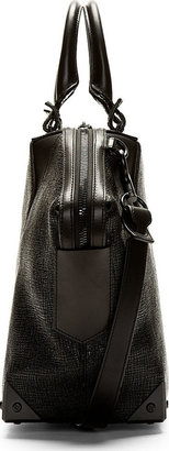 Alexander Wang Black Etched Emile Prisma Small Tote