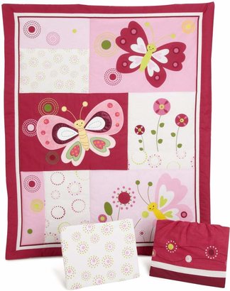 Bedtime Originals Pink Butterfly 3-piece Bedding Set