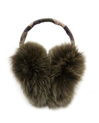 MAISON MICHEL Fox Fur Ear Muffs