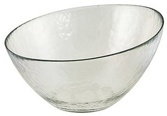 Ten Strawberry Street Hammered Glass Angled 10 Inch Bowl