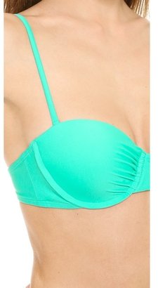 Shoshanna Craibbean Green Bikini Top