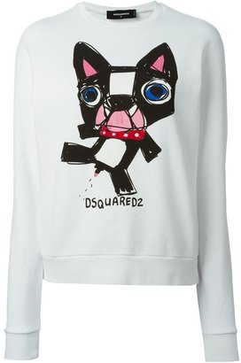 DSQUARED2 dog print sweatshirt