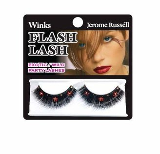 Jerome Russell Winks Flash Lash Red and Gold Daisies