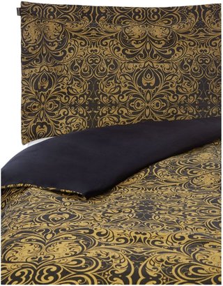 Biba Black & Gold Scroll Oxford Pillowcase Pair