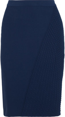 Fendi Textured stretch-knit pencil skirt