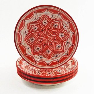 Le Souk Ceramique Nejma 4-pc. Side Plate Set