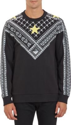 Givenchy Keffieh & Star Sweatshirt