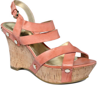 GUESS Women's Shoes, Wanetta Platform Wedge Sandals
