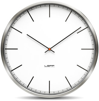 Leff - One Index Dial Wall Clock - White - 45cm