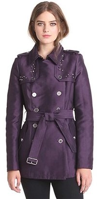 Sam Edelman Studded Double Breasted Trench Coat (Online Only)