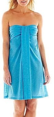 Porto Cruz Knit Waterfall Cover-Up Dress