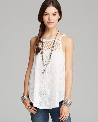Free People Top - I Got My Eyelet On You