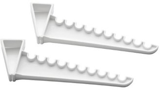 Premier Housewares Over Door Ironing Hooks - Set of 2 - White