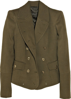 Burberry Wool and silk-blend military jacket