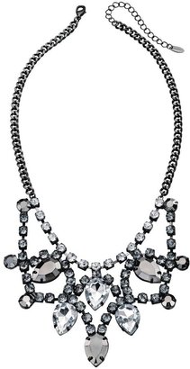 Fiorelli Large Crystal Web Bib Necklace