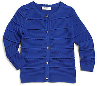 Milly Minis Toddler's & Little Girl's Tiered Ottoman Cardigan