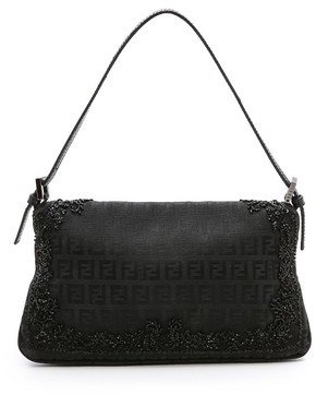 Fendi What Goes Around Comes Around Ricamo Sequin Baguette Bag