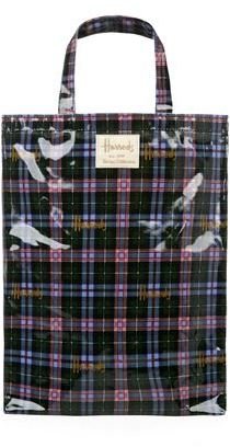 Harrods Medium Macleod's Highland Tartan Shopper Bag