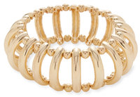 Leslie Danzis Gold Stretch Bangle Bracelet