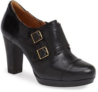 Clarks 'Flyrt Fancy' Leather Platform Boot (Women)