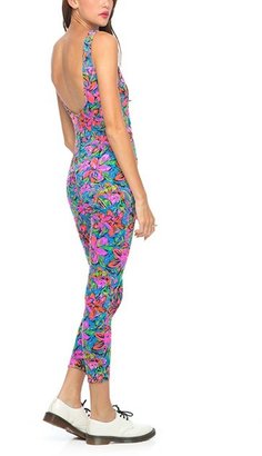 ChicNova Fluorescence Print Close-fitting Jumpsuits & Rompers