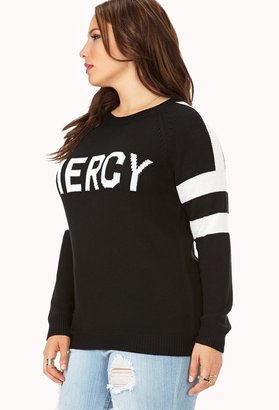 Forever 21 FOREVER 21+ Quirky Mercy Sweater