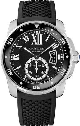 Cartier Calibre de stainless steel diver watch