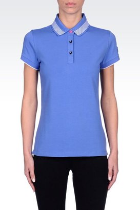 Emporio Armani Polo Shirt In Stretch Cotton Jersey