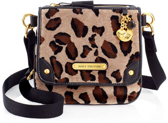 Juicy Couture Velour Charms Cross Body Bag
