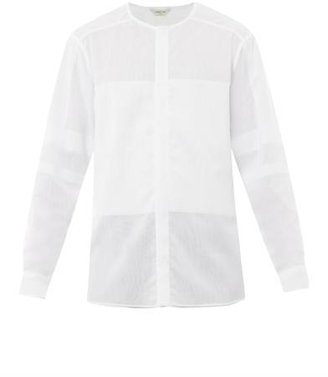 Cerruti PARIS Collarless cotton shirt