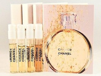 Chanel CHANCE EDT 1.5ml .05fl oz x 4 PERFUME SPRAY SAMPLE VIAL MINI LOT