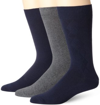 K. Bell Socks Men's 3-Pair Pack Fashion Crew Sock