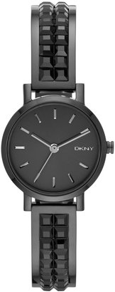 DKNY Soho Black Pyramid Bracelet Watch