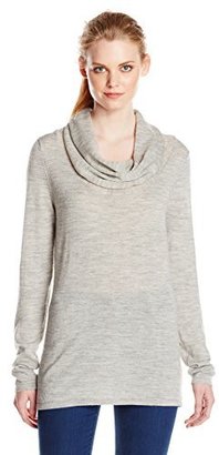 Colourworks Colour Works Women's 100% Merino Long Sleeve Cowl Neck Sweater
