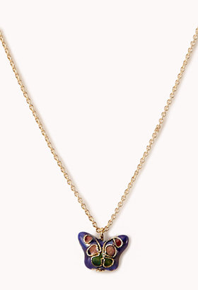 Forever 21 Sweet Butterfly Pendant Necklace