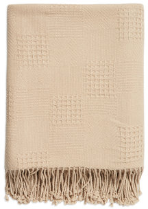 A & R Cashmere Cashmere Blend Multi-Weave Throw