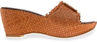 Henry Cuir woven wedge