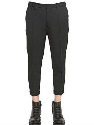 DSquared 1090 Cropped Stretch Wool Trousers