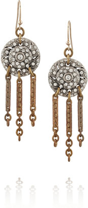 Lulu Frost Gold-tone, silver-tone and crystal earrings