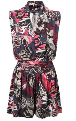 French Connection Butterfly Jersey Playsuit