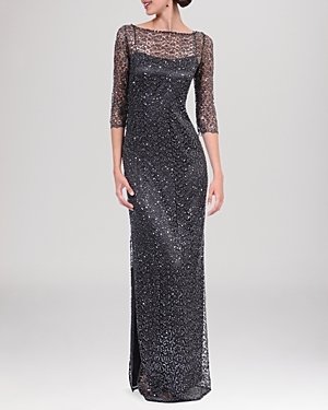 Kay Unger Gown - Sequin Lace