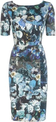 Untold Printed floral dress