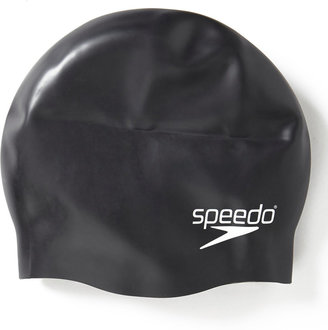 Speedo Black Swim Hat
