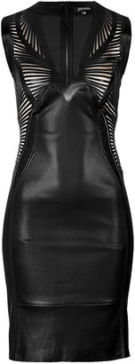 Jitrois Leather Dress with Cutouts