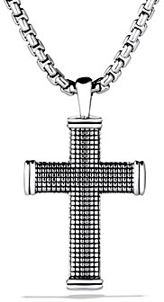 David Yurman Sky Small Cross on Chain