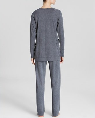 Donna Karan Sleepwear Luxe French Terry Pajama Set