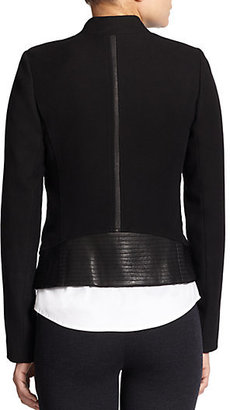 Vince Cotton & Leather Quilted Jacket